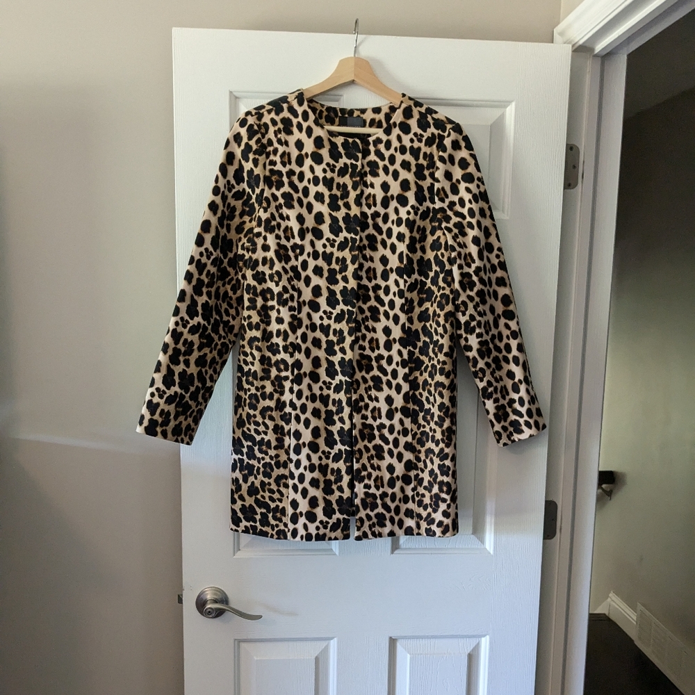 Animal print jacket